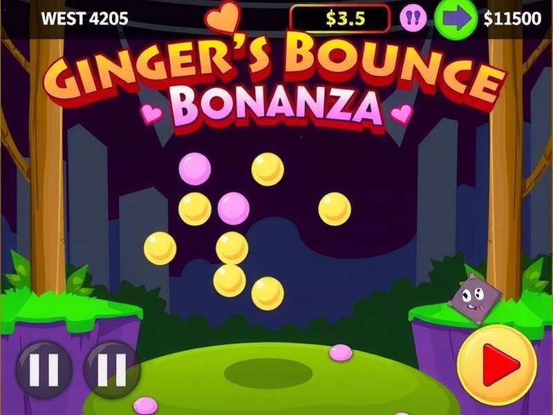 Ginger S Bouncing Through Colorful Levels Ginger S Bounce Bonanza gameplay screenshot