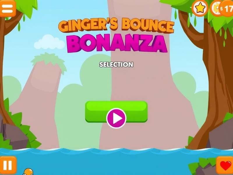 World Selection Screen in Ginger S Bounce Bonanza Ginger S Bounce Bonanza level selection